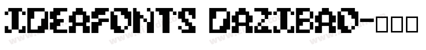 IdeaFonts DaZiBao字体转换